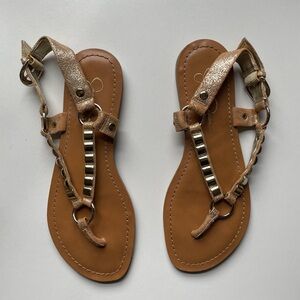 Jessica Simpson Metallic Sandals